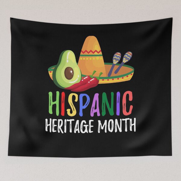 Item preview, National Hispanic Heritage month Rainbow All Countries Flags designed and sold by MoMasry.