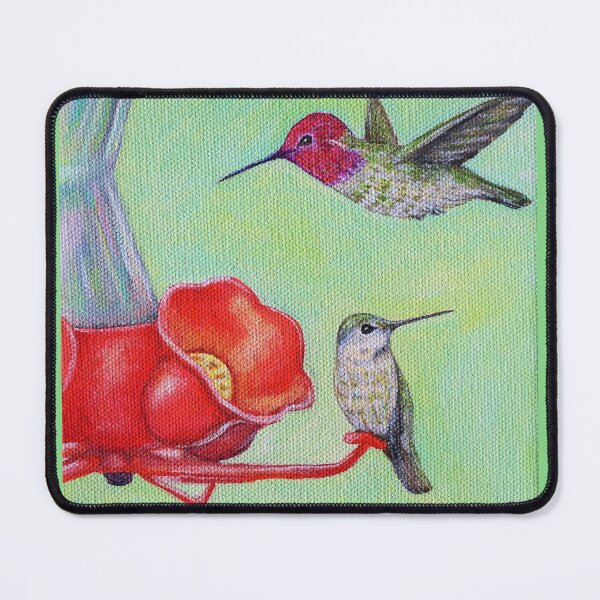 Item preview, Hummingbirds at the Feeder Painting designed and sold by Art by Kirsten Sneath.