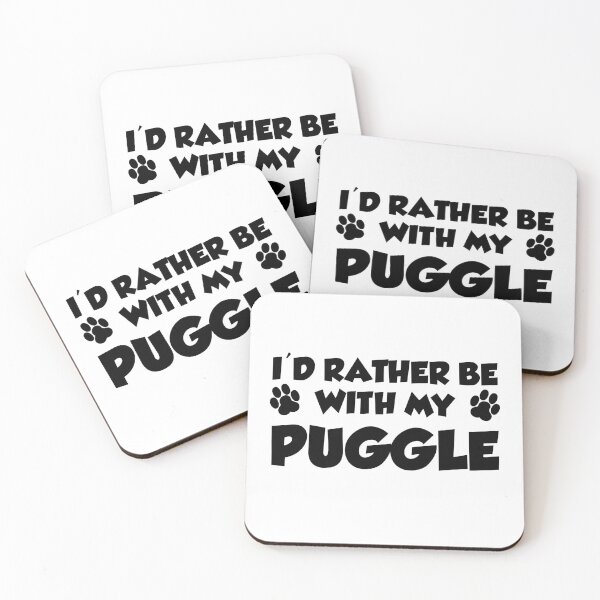 Item preview, I'd Rather Be With My Puggle designed and sold by jaycartoonist.