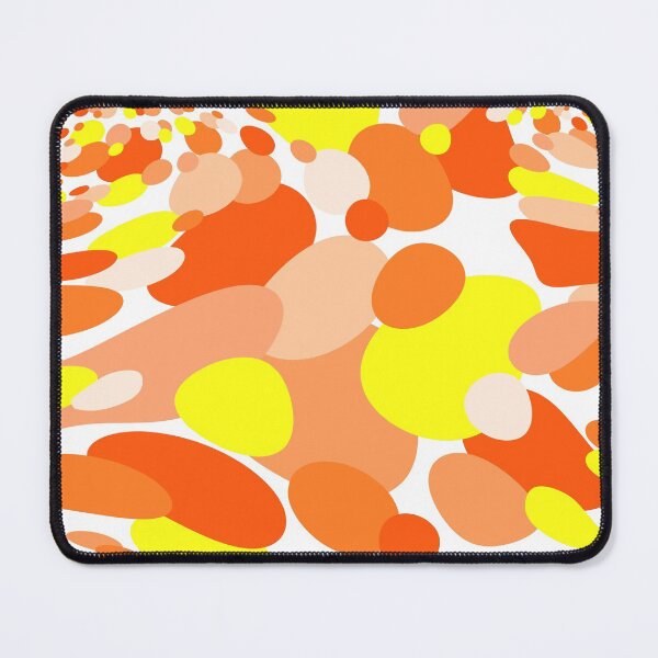 Item preview, 60's Retro Groovy Dots in Orange and Yellow - Abstract designed and sold by MellowCat.
