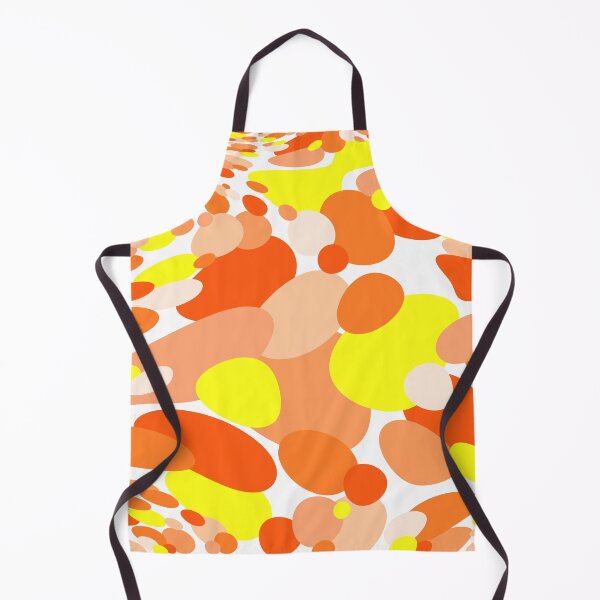 Item preview, 60's Retro Groovy Dots in Orange and Yellow - Abstract designed and sold by MellowCat.
