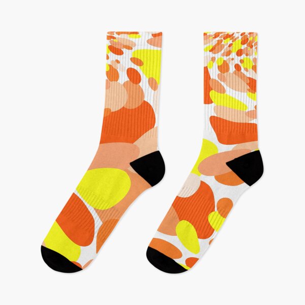 Item preview, 60's Retro Groovy Dots in Orange and Yellow - Abstract designed and sold by MellowCat.