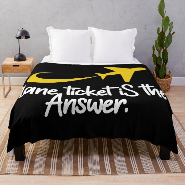 Item preview, plane ticket is the answer - travel designed and sold by cruzzcreation.