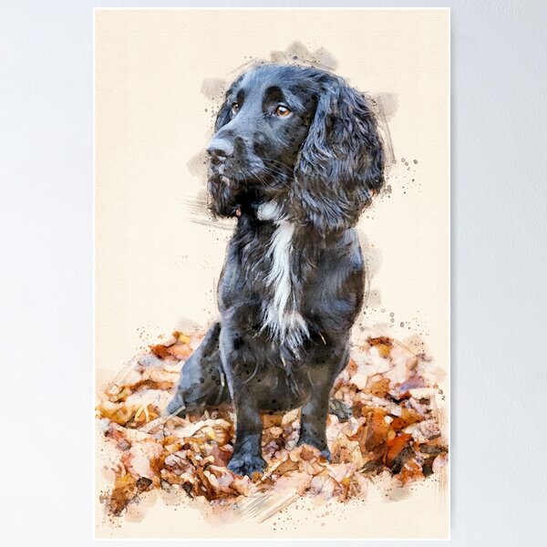 Item preview, Autumnal Spaniel designed and sold by Roz Goodman.