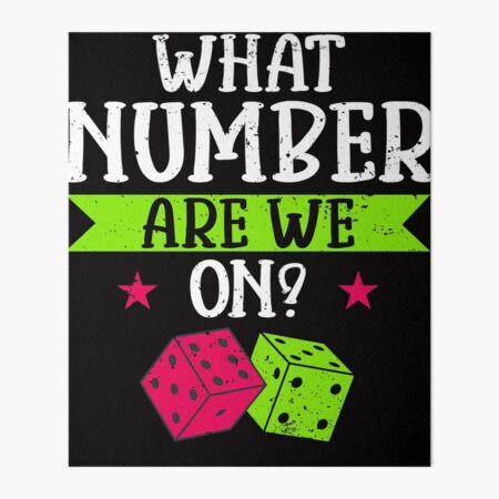 What Number Are We On Funny Bunco Night
