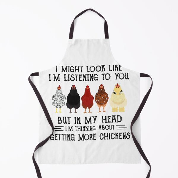 Item preview, I Might Look Like I'm Listening To You But In My Head Chickens designed and sold by Adam Alomari.