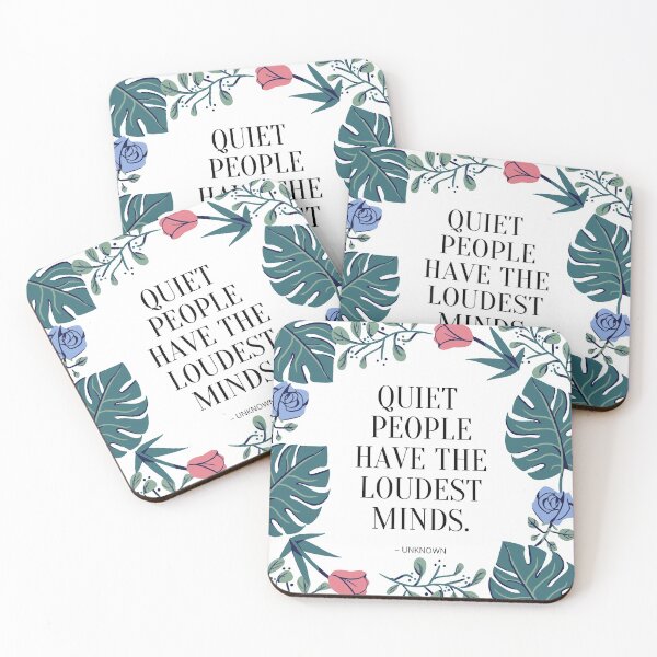 Item preview, Quiet People Have Loudest Mind designed and sold by yyolka.