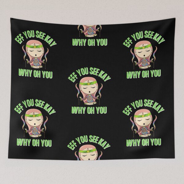 Item preview, Eff You See Kay Why Oh You Zen Meditation Hippie Bad Word Quote designed and sold by Vibbin4Life33.