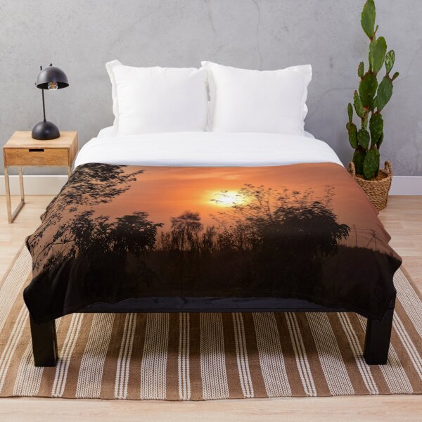 Sunset, my favourite time Throw Blanket