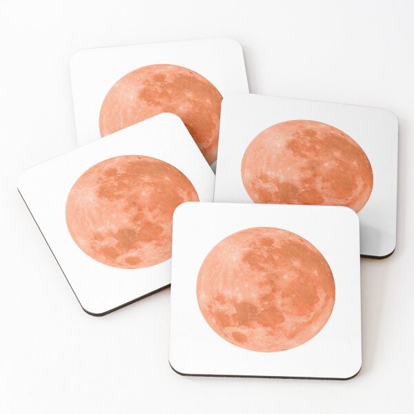 Item preview, Orange saffron full moon lunar night designed and sold by HappywithBest.