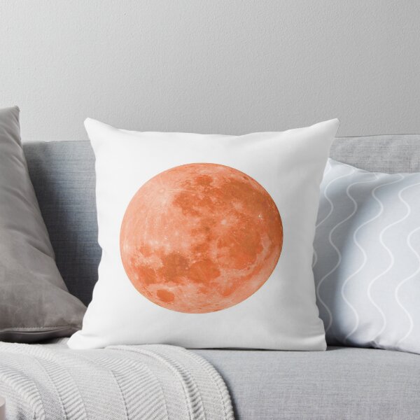 Item preview, Orange saffron full moon lunar night designed and sold by HappywithBest.