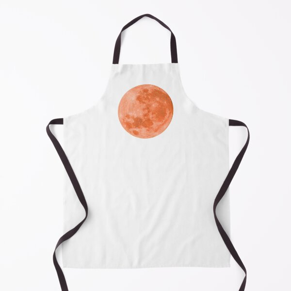 Item preview, Orange saffron full moon lunar night designed and sold by HappywithBest.