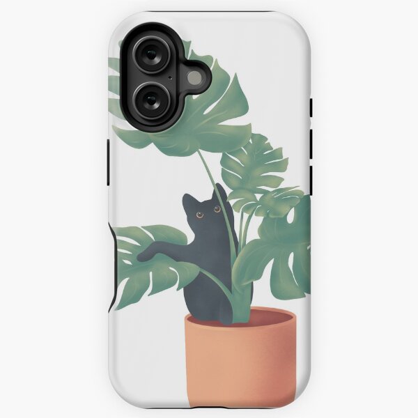 Artikel-Vorschau von Schwarze Katze in Monstera, designt und verkauft von Sydni0216.