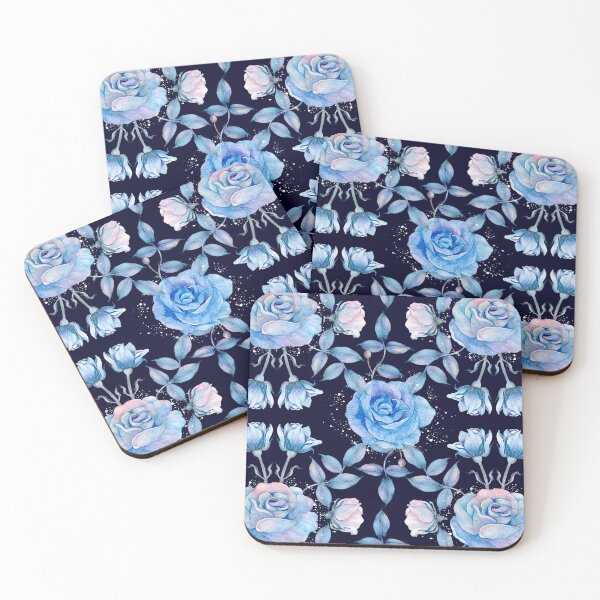 Item preview, Blue Rose Patterned designed and sold by JOY STORE 45.