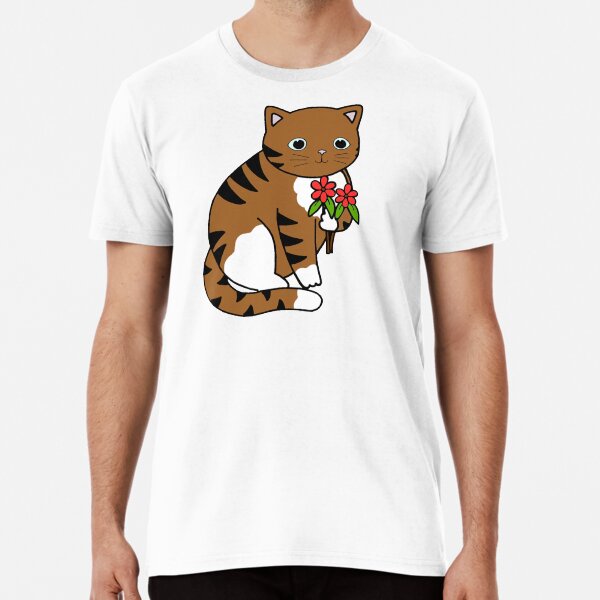 Pebbles with flowers Premium T-Shirt
