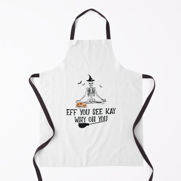Item preview, Eff You See Kay Why Oh You skeleton Yoga Lover Vintage designed and sold by FlossyDesigns.