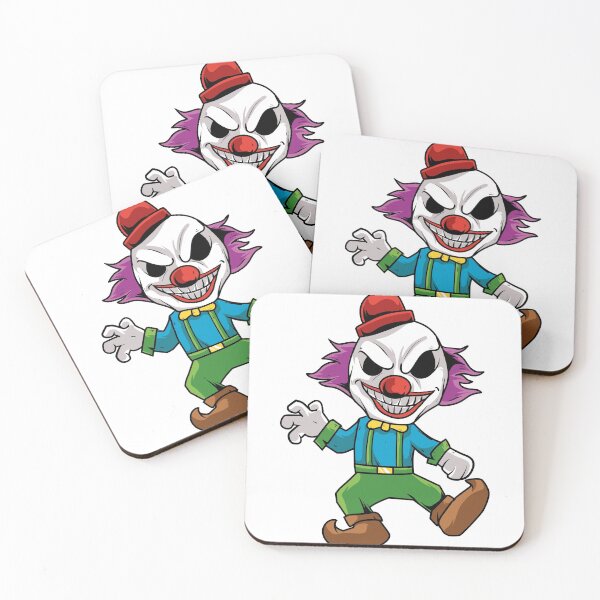 Item preview, CREEPY SCARY CARTOON CLOWN WITH CREEPY SMILE designed and sold by billionairebrnd.