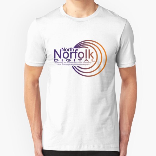 Alan partridge T-Shirt Mens North Norfolk Digital Logo Funny Unisex Top