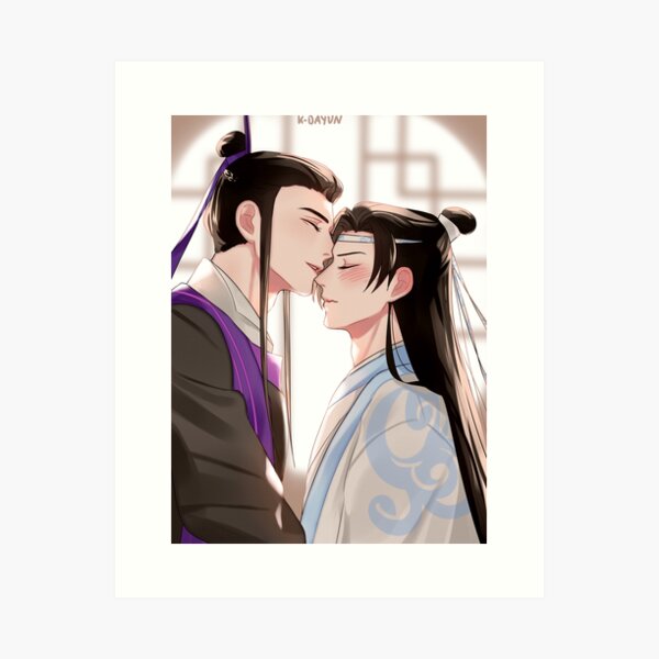 Anime, Mo Dao Zu Shi, Jiang Cheng, Jiang Wanyin, Kiss, Lan Huan