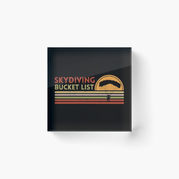 Item preview, Skydiving Bucket List designed and sold by Davestre Designs.