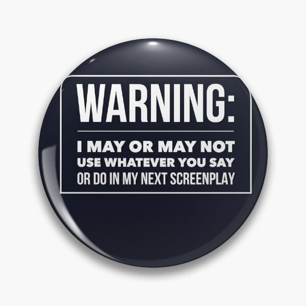 Item preview, Funny Screenwriter Warning Gift designed and sold by TrndSttr.