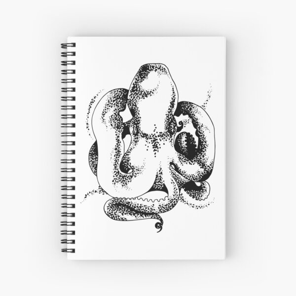 Big octopus Spiral Notebook