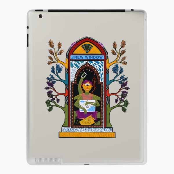 New Window Digital Nomad Work from Home Travel India iPad Skin