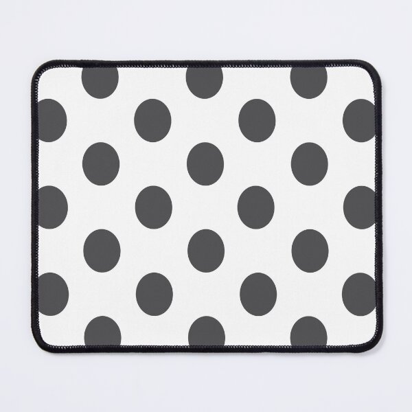 Item preview, Large CHARCOAL GREY and WHITE POLKA DOTS designed and sold by RachelMacht.