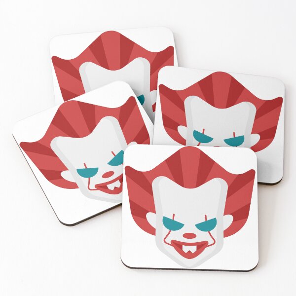 Item preview, CREEPY CLOWN WITH RED HAIR AND RED NOSE  designed and sold by billionairebrnd.