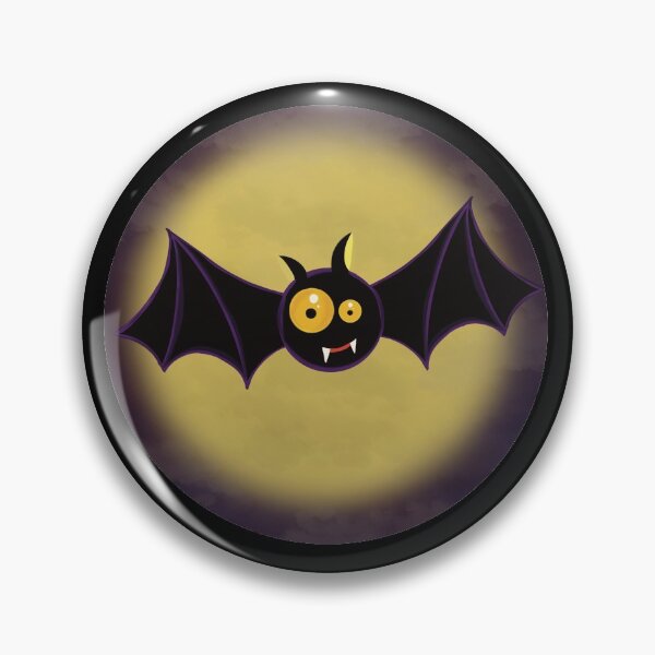 Item preview, Kawaii Halloween Bat y Spooky Moon designed and sold by TammiPrez.
