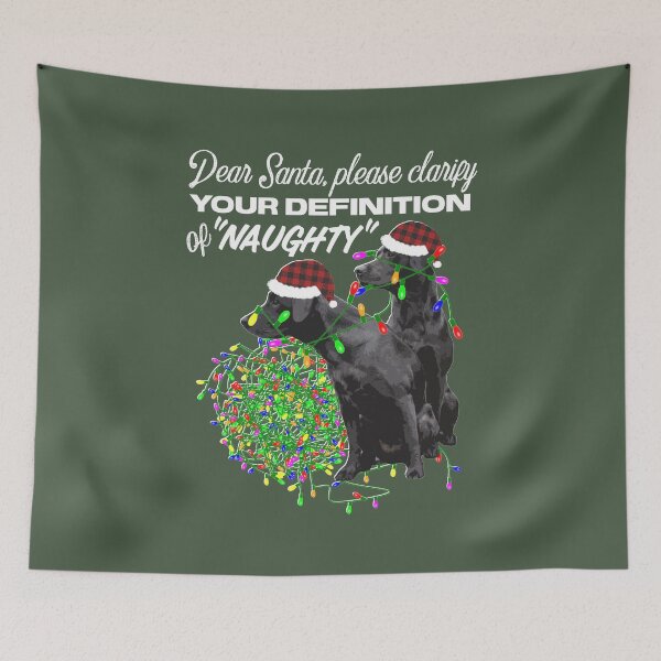Item preview, Naughty Labrador Retriever Merry Christmas Design for Lab Lovers designed and sold by LifeCrush.