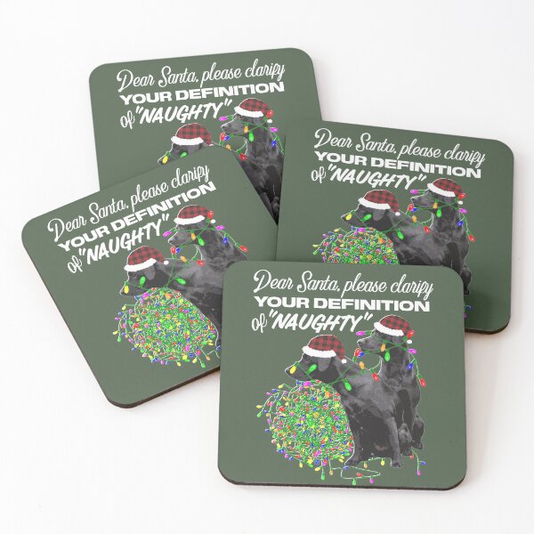 Item preview, Naughty Labrador Retriever Merry Christmas Design for Lab Lovers designed and sold by LifeCrush.