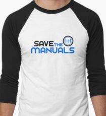 Save The Manuals (3) Men's Baseball ¾ T-Shirt