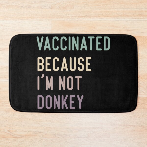 Item preview, Vaccinated Because Im Not Monkey designed and sold by medbdj.