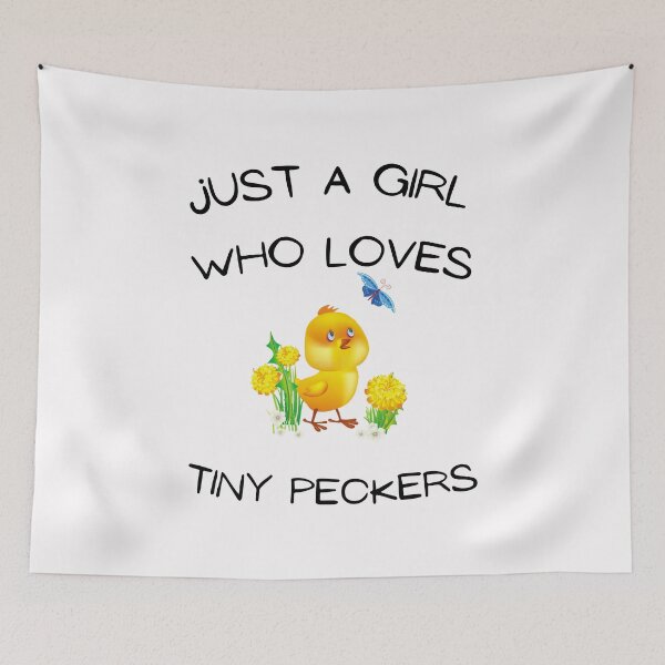 Item preview, Just a Girl Who Loves Tiny Peckers T-Shirt, Chicken Shirt for Women T-Shirt, designed and sold by Unique styl  DeSigNe.