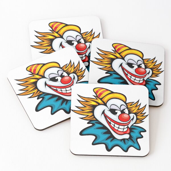 Item preview, CREEPY COOL CLOWN WITH RED NOSE AND CRAZY HAIR AND CREEPY SMILE designed and sold by billionairebrnd.