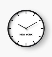 New York Time Zone Newsroom Wall Clock Clock