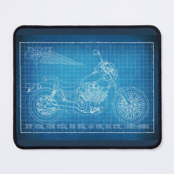 Item preview, Virago XV 535 Blueprint designed and sold by KlaraBubble.