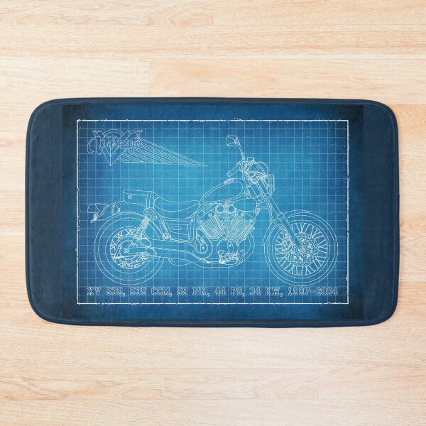 Item preview, Virago XV 535 Blueprint designed and sold by KlaraBubble.