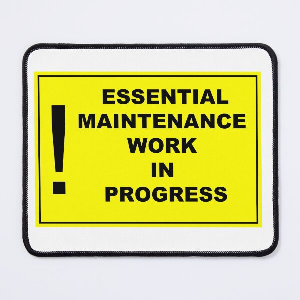 Item preview, Essential maintenance work in progress designed and sold by UDDesign.