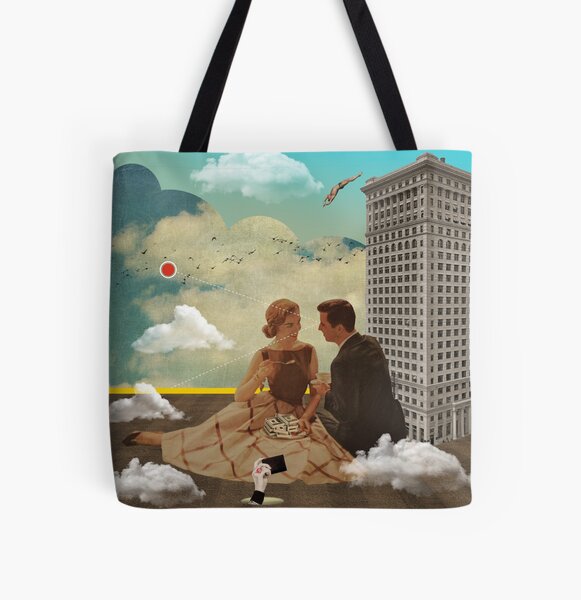 Vintage Modern Collection -- All Eyes On Me All Over Print Tote Bag
