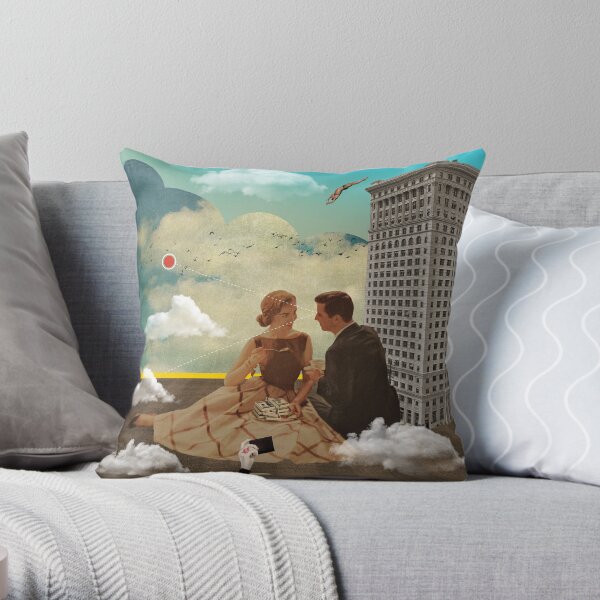 Vintage Modern Collection -- All Eyes On Me Throw Pillow
