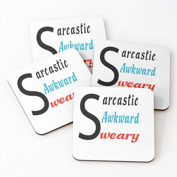 Item preview, Sarcastic. Awkward. Sweary. gift for mom gift for dad  designed and sold by darishoping.