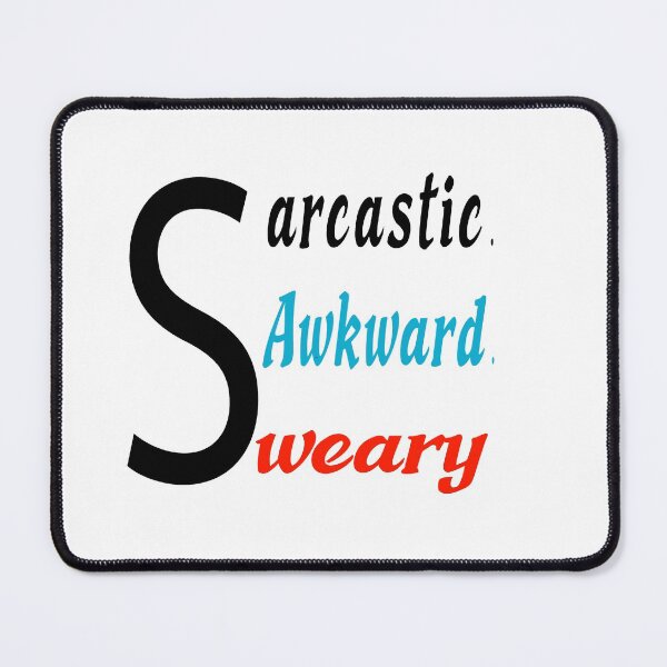 Item preview, Sarcastic. Awkward. Sweary. gift for mom gift for dad  designed and sold by darishoping.