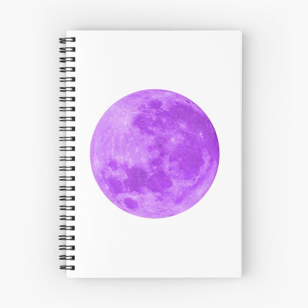 Item preview, Violet purple mauve purplish full moon lunar night designed and sold by HappywithBest.