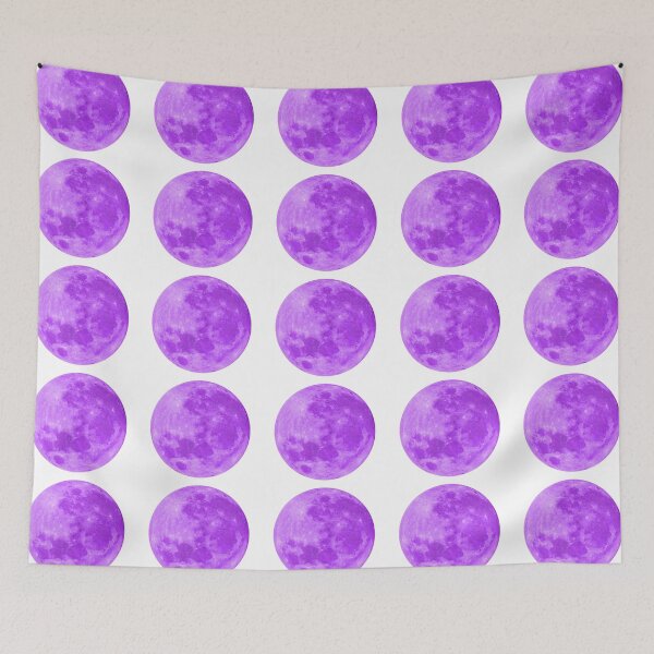Item preview, Violet purple mauve purplish full moon lunar night designed and sold by HappywithBest.