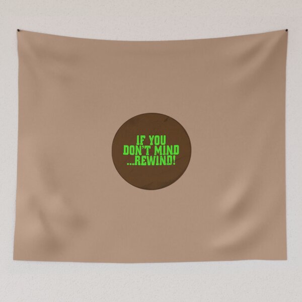 Item preview, If You Don't Mind, Rewind! Retro VHS Sticker designed and sold by wildeyemovies.