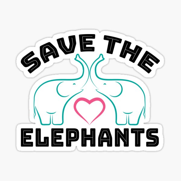 Item preview, Save the Elephants – Wildlife Conservation designed and sold by TrndSttr.