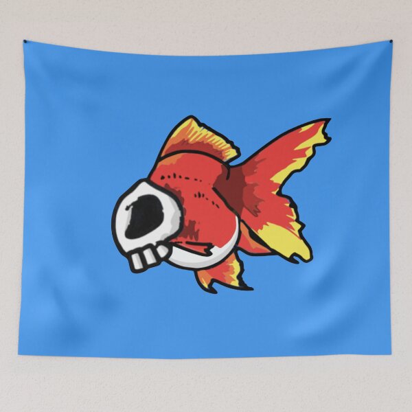 Item preview, SKULLY GOLDFISH designed and sold by SweetPeasBoatTs.