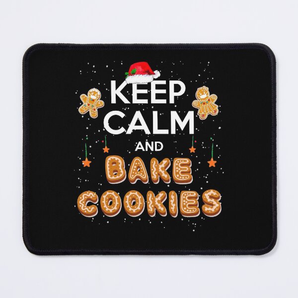Item preview, Keep Calm And Bake Cookies Gingerbread Wear Mask Christmas Spirit designed and sold by Ngan-Jasmine.